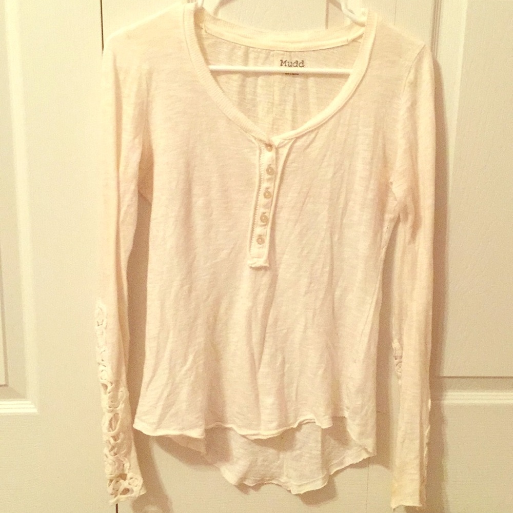 Long lace sleeve tshirt